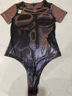 Fashion Nova Y2k Baddie Bodysuit NWT Size Medium
